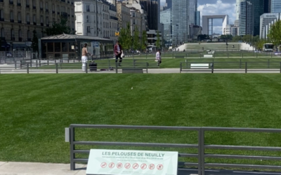À Neuilly-sur-Seine, l’ouverture des nouvelles pelouses marque la dernière ligne droite des Allées de Neuilly