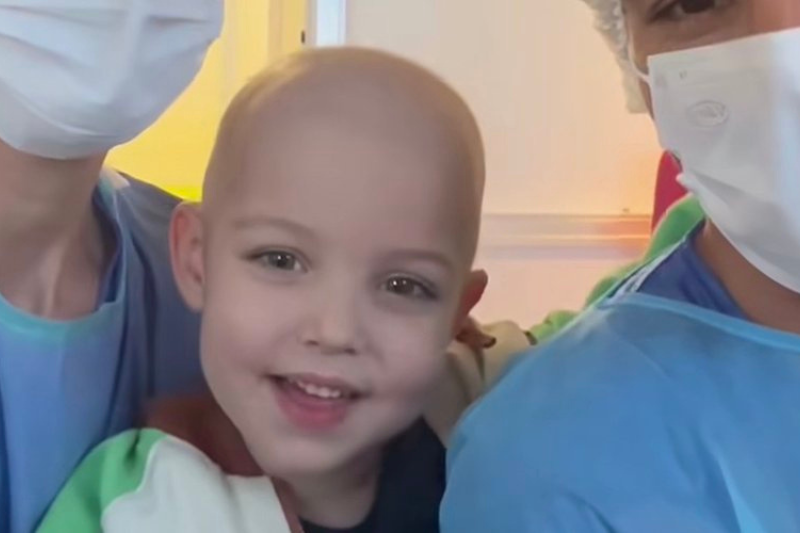 Le petit Elio atteint d’une leucémie : son père annonce une excellente nouvelle