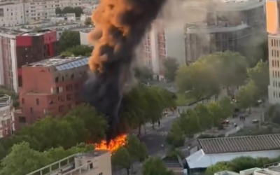 Paris : un bus de la RATP prend feu dans le 13e arrondissement