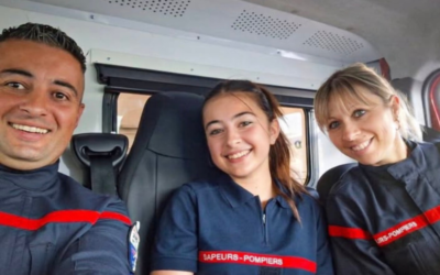 Gironde : une famille de pompiers réunit trois générations lors d’une intervention