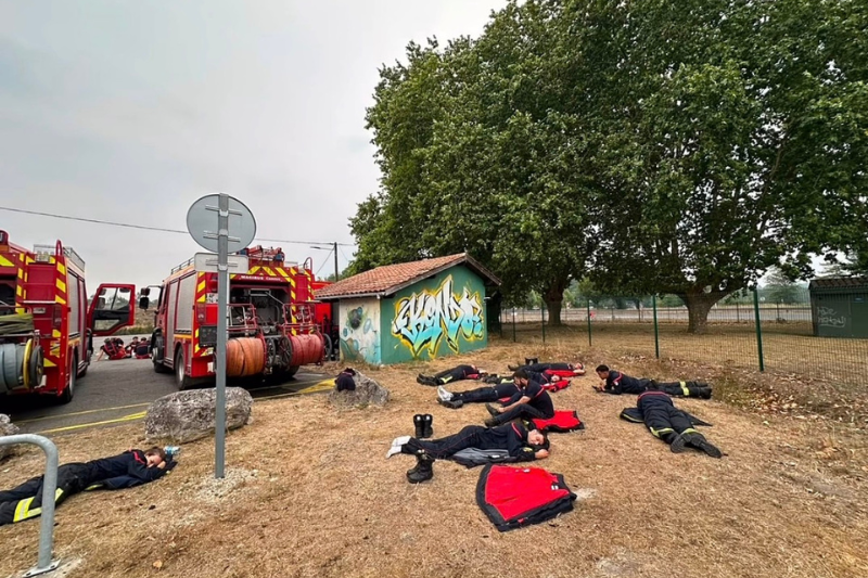 Incendies : 93 sapeurs-pompiers blessés en Gironde