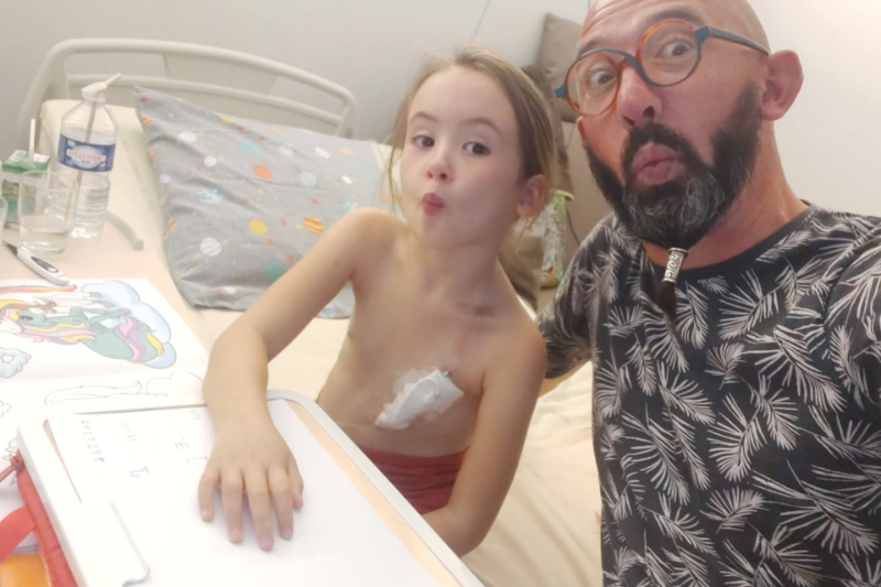 Le combat de Lilwen contre la leucémie raconté par son père