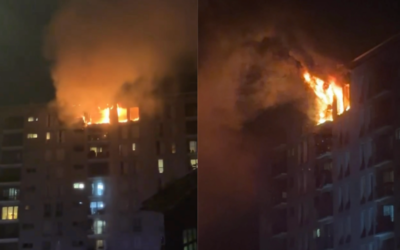 Paris : un incendie en cours dans un immeuble du 20e arrondissement