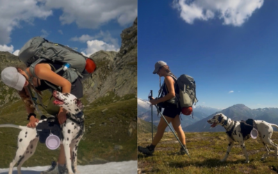 Nathalia, 26 ans, se lance dans un trek de 2 000 km avec sa chienne pour aider les animaux maltraités